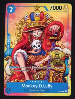 #2 One Piece English P-043 Monkey D. Luffy 2nd Anniversary Tournament Promo - Image 1