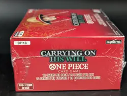 Lot (12) One Piece OP-13 Carrying On His Will English Booster Boxes Sealed - Image 5