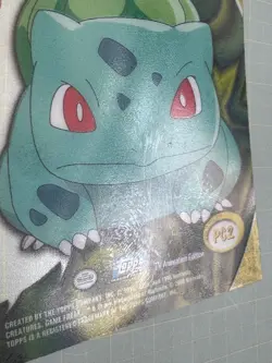 2000 Topps Pokemon TV Animation Series 2 #PC2 Bulbasaur Clear Card - Image 3