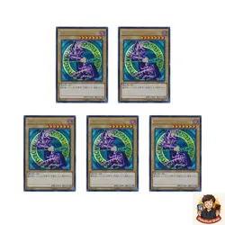 5 card Dark Magician 15AX-JPY01 Secret Rare YuGiOh - Image 1