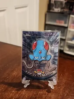 Pokemon Card Tentacool #72 Topps Chrome TV Animation Edition - Image 1