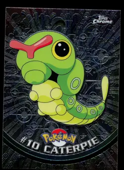 Pokemon Card - Caterpie Topps Chrome TV Animation Edition 10 Foil - Image 1