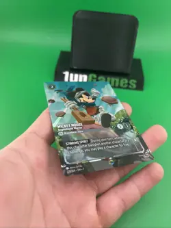 Lorcana Mickey Mouse Inspirational Warrior ENCHANTED RARE Card 221/204 - Image 3