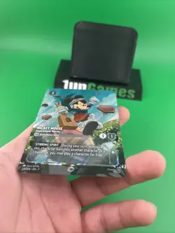 Lorcana Mickey Mouse Inspirational Warrior ENCHANTED RARE Card 221/204 - Image 4