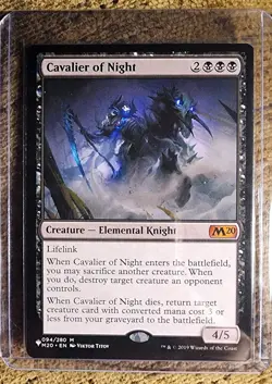 Mtg Cavalier of Night M20 The List #094/280 MINT! Never Played! - Image 1