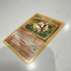 Pokemon TCG Mankey Jungle 1st Edition 55/64 30 HP Common Regular English Card - Image 2