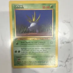 Pokemon TCG Oddish Jungle 1st Edition 63/64 50 HP Common Regular English Card - Image 2