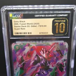 Goku Black FS10-04 SR Foil Bandai Fusion World 2025 Dragon Ball Super Card - Image 3