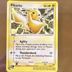 Pokemon Pikachu 012 Holo Promo Card Nintendo 2003 50 HP Thundershock TCG - Image 1