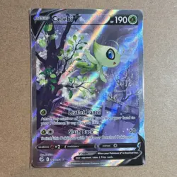 Pokemon Celebi V Full Art Ultra Rare Holo 245/264 Swsh08 Fusion Strike Card - Image 1