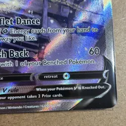Pokemon Celebi V Full Art Ultra Rare Holo 245/264 Swsh08 Fusion Strike Card - Image 4
