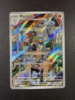 Machoke 177/165 Scarlet & Violet 151 NM Pokemon Card Illustration Rare IR 🔥 !!! - Image 1