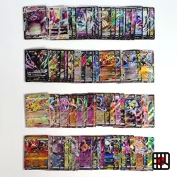 Pokemon Card Bulk Lot 100 V ex VMAX VSTAR NM-LP No Dupes Japanese US Stock 685 - Image 1
