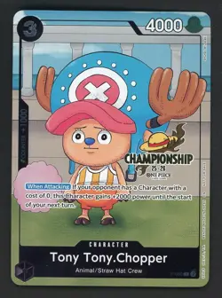 Tony Tony Chopper P-065 Championship Tournament Promo CS One Piece Card English - Image 1
