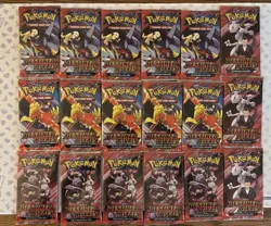 Pokemon Destined Rivals Booster Pack Lot 18 Sealed Scarlet & Violet 180 Cards - Image 1