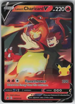 Lance's Charizard V Promo SWSH: Sword & Shield Promo Cards SWSH133 LP-NM - Image 1