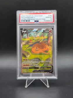 PSA 10 2022 Charizard V SWSH260 Sword & Shield Charizard UPC Promo Card Holo - Image 2