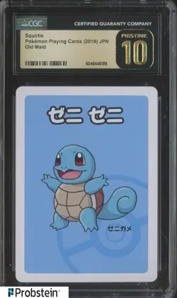 2019 Pokemon Playing Cards Japanese Old Maid Squirtle CGC 10 PRISTINE - Image 1