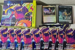 Lot Of MTG Edge of Eternity Collector Booster Box Rares Uncommons Commons Foil - Image 2