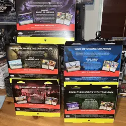 MTG-March of the Machines-Commander Decks Set of 5. In original case box - Image 4