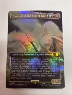 Gandalf of the Secret Fire (Borderless) Commander: the Lord of the Rings: #507 - Image 1