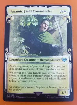 1x Faramir, Field Commander | FOIL Scroll | LTR: Tales of Middle-Earth | MTG - Image 1