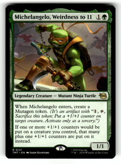 Michelangelo, Weirdness to 11 121 Normal R Teenage Mutant Ninja Turtles NM - Image 1