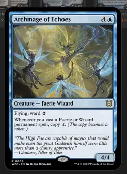 Archmage of Echoes Commander: Wilds of Eldraine Regular - Image 1