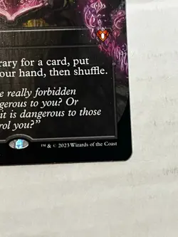 Demonic Tutor Commander Masters NM MTG Black Sorcery Rare EDH Staple Borderless - Image 3