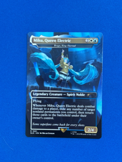 MIKU QUEEN ELECTRIC MAGIC THE GATHERING MTG SECRET LAIR HATSUNE MIKU NON-FOIL - Image 1