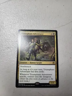 Magic the Gathering Triumphant Adventurer Adventures in the Forgotten Realms MTG - Image 1