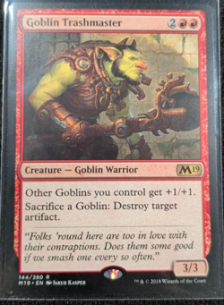 Goblin Trashmaster NM Core Set 2019 M19 MTG 144 / 280 English Regular Lord - Image 1