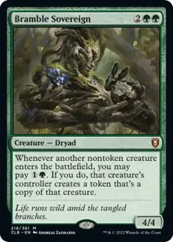 MTG Bramble Sovereign Normal LP | 218 CLB M - Image 1