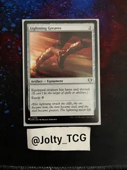 Lightning Greaves (CMM) The List Reprints Regular - Image 1