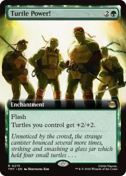 MTG Turtle Power! (Extended Art) Foil NM | 275 TMT R - Image 1