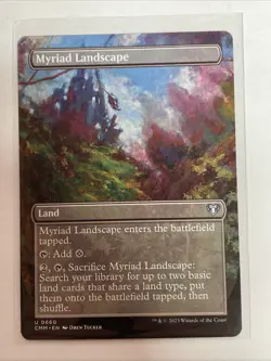 Myriad Landscape (Borderless) Commander Masters #660 Uncommon - Image 1
