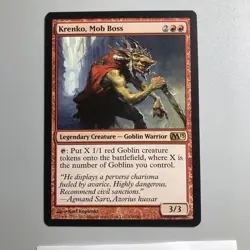 NM Krenko, Mob Boss - Core Set 2013 M13 #138 - Image 2