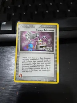 Swoop! Teleporter #92/109 || Team Rocket Returns Reverse Holo Pokemon NM - Image 1