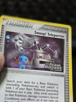 Swoop! Teleporter #92/109 || Team Rocket Returns Reverse Holo Pokemon NM - Image 3