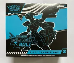Pokemon TCG: Black Bolt Factory Sealed Elite Trainer Box - Image 1