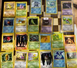 Pokemon Base Set Wizards 20 Card Lot Sandshrew Nidoran 1999 1st edition - Image 1