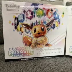 Pokemon Prismatic Evolutions Pokemon Center ETB Elite Trainer Box SEALED - Image 3