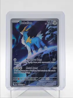 COBALION 2025 POKEMON BLACK BOLT ILLUSTRATION RARE 144/086 Q6435 - Image 1