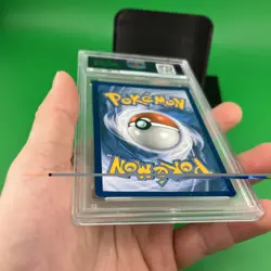 2021 POKEMON SWSH182 VAPOREON VMAX PREMIUM COLLECTION FULL ART PSA 9 - Image 5