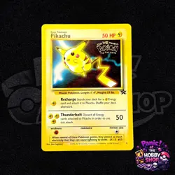 Pikachu #25 Black Star Promo - 1999 - WB The First Movie LP Pokemon Vintage - Image 1