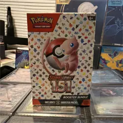 Pokemon Scarlet & Violet 151 Booster Bundle Box with 6 Packs, Mew, English - Image 1