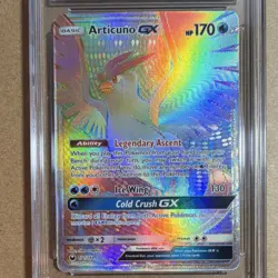 Pokemon Articuno GX Rainbow Rare Holo 171/168 Sm-Celestial Storm CGC 9 2018 - Image 3
