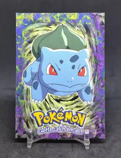 1999 TOPPS POKEMON MOVIE #01 BULBASAUR - Image 1