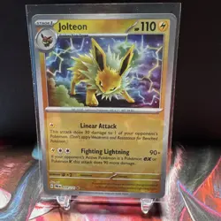 2025 Pokemon Pre En-Prismatic Evolutions #029 Jolteon Master Ball - Image 1