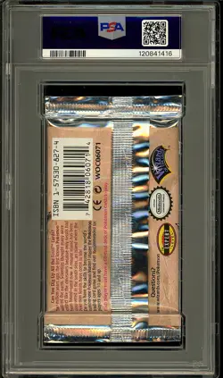 Pokemon 1999 WOTC Vintage 1st Edition Fossil Zapdos Sealed Booster Pack PSA 9 - Image 2